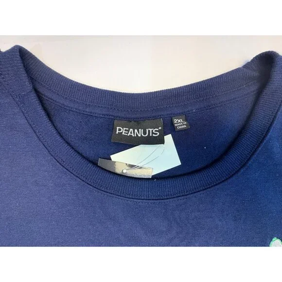 Snoopy Peanuts Racquet Club Tennis Sweatshirt Size XXL